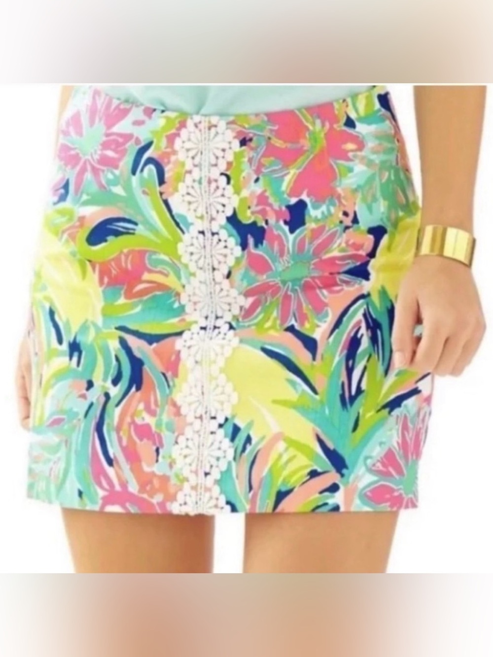 Lilly Pulitzer Rhea Skort Casa Banana Pattern Size 00